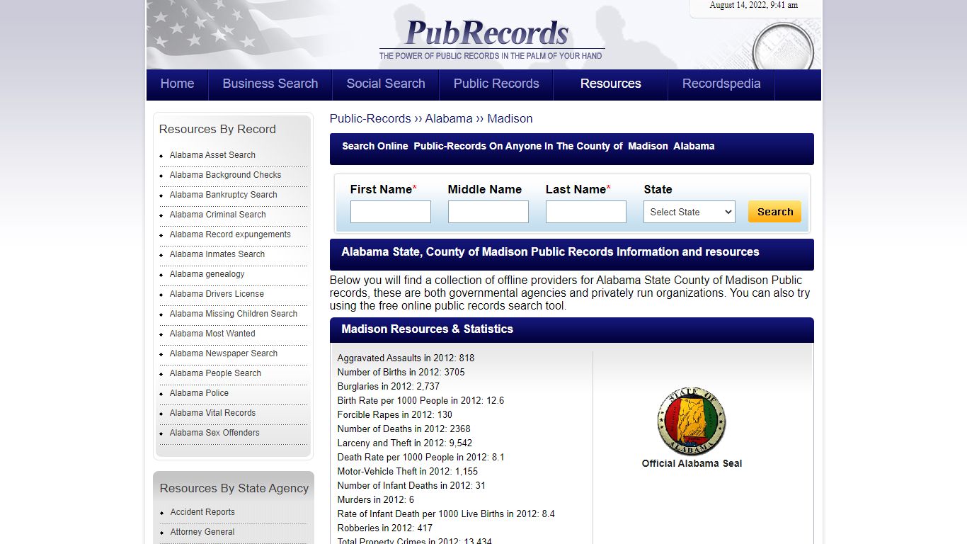 Madison County, Alabama Public Records
